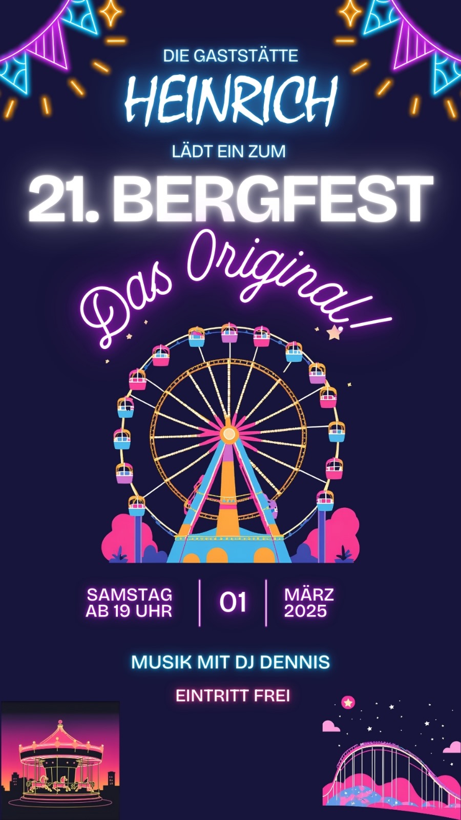 21.Cranger-Kirmes-Bergfest im Heinrich am 01.03.2024