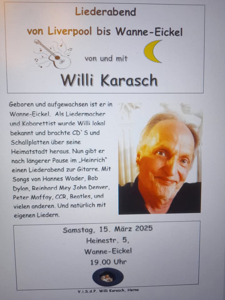 Live im Heinrich "Willi Karasch" 01.03.2025